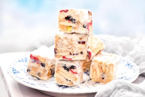 雪花酥怎么做不甜膩而且松軟？雪花酥的做法和配方