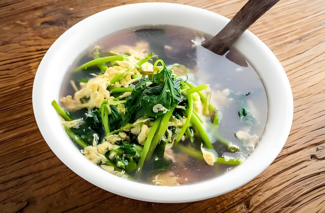 刺莧菜蛋花湯 刺莧菜蛋花湯